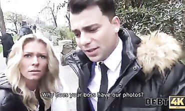 POV: Loan Manager Offers Blonde MILF Bride a Debt Relief Deal