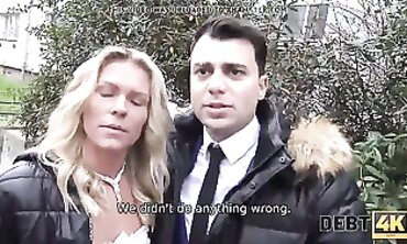 POV: Loan Manager Offers Blonde MILF Bride a Debt Relief Deal