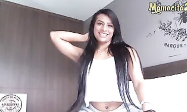 Indira Uma & Alex Moreno: Dark-Haired Queen Rides Hard
