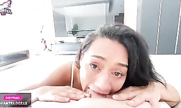 ShantelDee12 Ultra-Kinky Deep Throat & Facial Compilation
