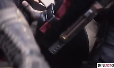 Asa Akira Gets a Hardcore Caboose Drill Parody