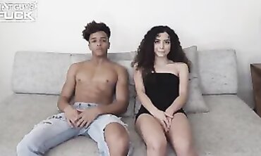 Latina College Girl Leah Takes RJ's Cock Deep