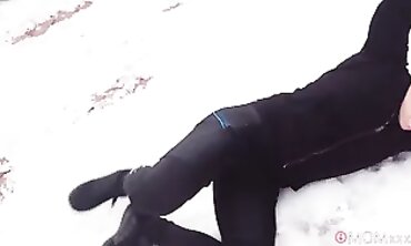 Amber Jayne Gets Rough Plow in Dark Tights