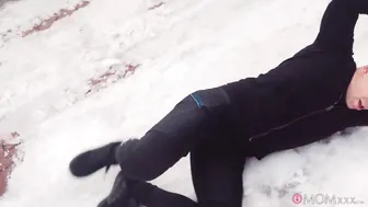Amber Jayne Gets Rough Plow in Dark Tights