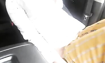 Stunning Black Goddess Bae Masturbates in Her Car