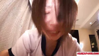 Cute 25-Year-Old Japanese Amateur Enjoys Cowgirl and Doggy Style After Oral