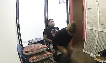 Redhead MILF Secretary Gets Nailed Behind the Supermarket
