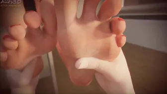 Anna Williams' Feet Restrain POV Bondage