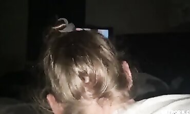 Hot MILF Deepthroats While Watching Latina Ass