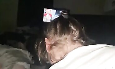 Hot MILF Deepthroats While Watching Latina Ass