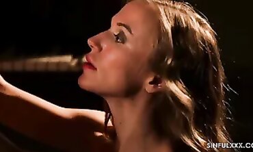 Unfaithful Ex-Wife Breaks Her Virginity Belt in BDSM Scene