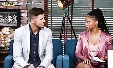 African Sports Reporter Flashes Her Big Tits