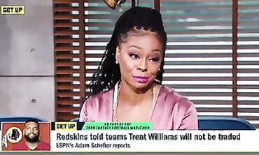 African Sports Reporter Flashes Her Big Tits