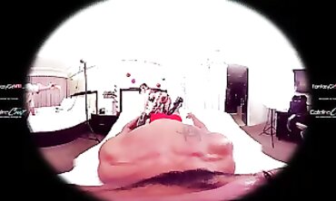 Catalina Cruz Gets Oiled and Fingered in VR