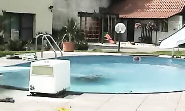 Joy Films Herself Naked in the Neighbor's Garden