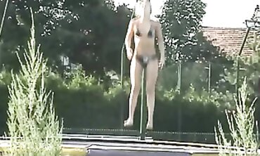 Joy Films Herself Naked in the Neighbor's Garden