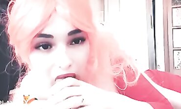 Insatiable Coed Gets Her First Facial Cumshot