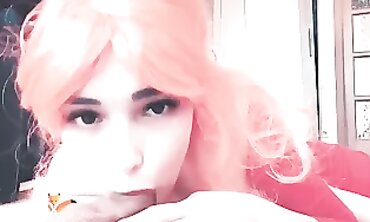 Insatiable Coed Gets Her First Facial Cumshot