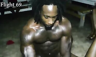 Homemade Birthday Orgy with Ebony MILF
