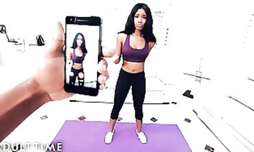 Lacey London Gets Creampied in Ripped Yoga Pants by Stepbrother