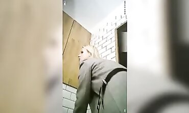 Mall Restroom Encounter With A Mature Senior