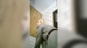 Mall Restroom Encounter With A Mature Senior