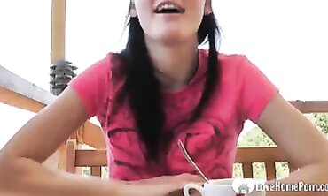 POV Brunette Gets Plugged on Vacation
