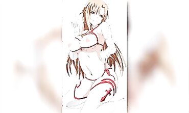 Asuna from Sword Art Online: Hottest Animated Rough Sex Compilation