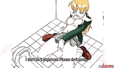 Uncensored Anime: Blonde Lesbian Friend Licks Her Inexperienced BFF's Pussy