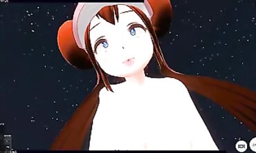 POV 3D Hentai: Rough Beach Riding with Pink Dick
