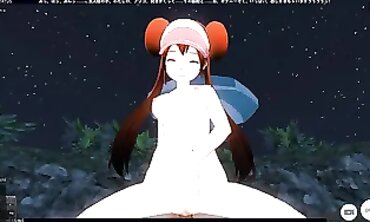 POV 3D Hentai: Rough Beach Riding with Pink Dick