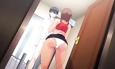 Chubby Anime MILF Neighbor Creampie