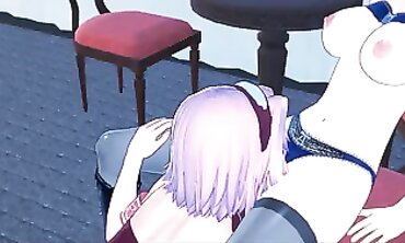 Anime Style Role-Play with Hot Cosplay Girl Gives You A Sneak Peek of Her Wet Vagina