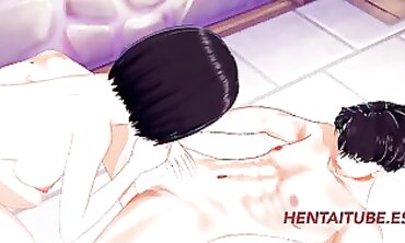 Mikasa and Levi Share a Steamy Bath in Attack on Titan Cosplay