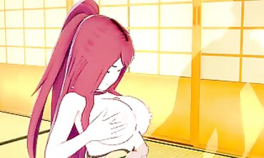 Kushina Uzumaki 3D Animated Hentai with Big Tits and Creampie