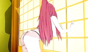 Kushina Uzumaki 3D Animated Hentai with Big Tits and Creampie