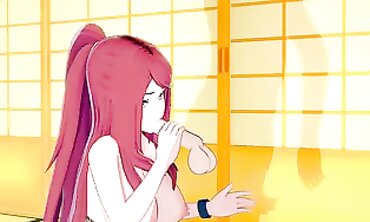 Kushina Uzumaki 3D Animated Hentai with Big Tits and Creampie
