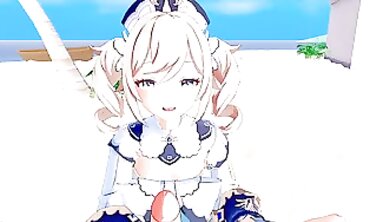 Barbara Genshin Influence 3D Hentai Animation