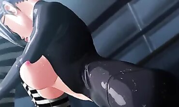 Vice President in Leather Suit