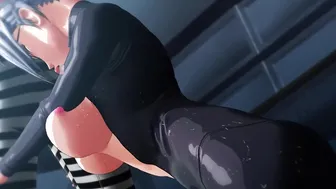 Vice President in Leather Suit