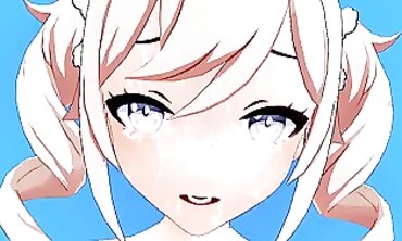 Barbara Genshin Impact 3D Hentai in Public