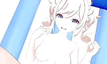 Barbara Genshin Impact 3D Hentai: Public Creampie Adventure