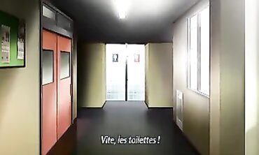 Hot Babe Gives Sensual Blowjob in Japanese Anime Style - Subtitled French Version