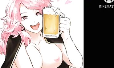 African Clover Cartoon: Big Tits Blowjob Animation