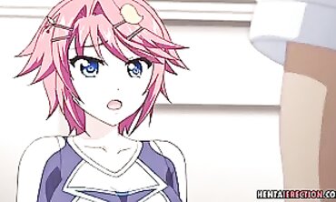 Animated Workout Session with Busty College Girl