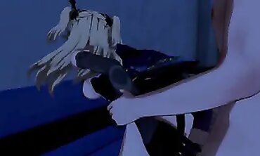 Fischl Genshin 3D Anime Outdoor Creampie