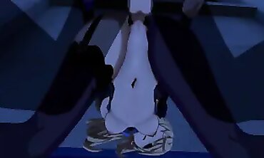 Fischl Genshin 3D Anime Outdoor Creampie