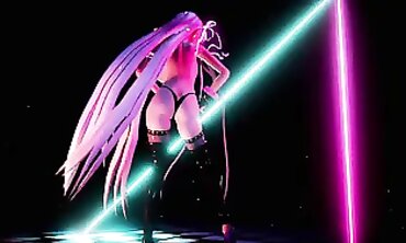FGO MMD: BB Pele Queen Striptease Dance