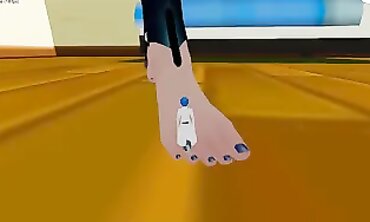 Giantess Miku POV Roleplay: Trampling and Feet Fun