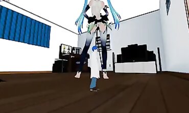 Giantess Miku POV Roleplay: Trampling and Feet Fun